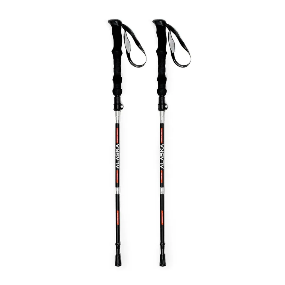 Bastones Alaska Z Speed Trail Aluminio Plegable X Par