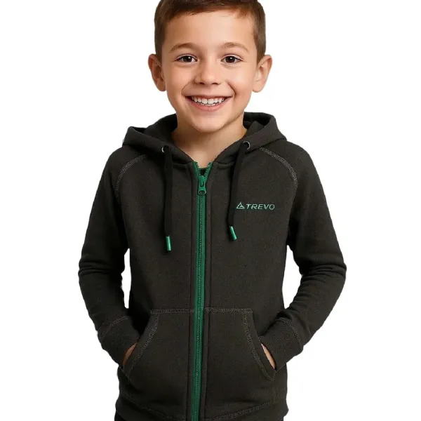 Campera de Niño Trevo Micropolar con Capucha