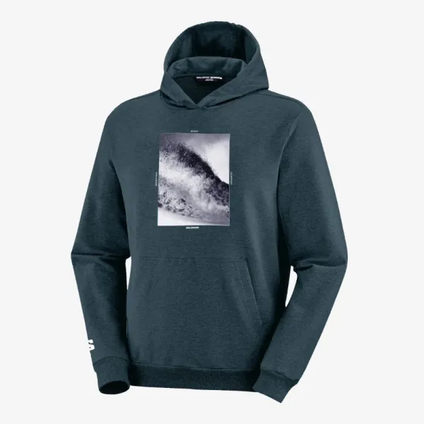 Buzo de hombre Salomon MTN Sport LT Hoodie